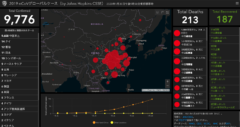 コロナウイルスの黙示録的な広がりをリアルタイムで追跡するサイトが公開の画像 1/3