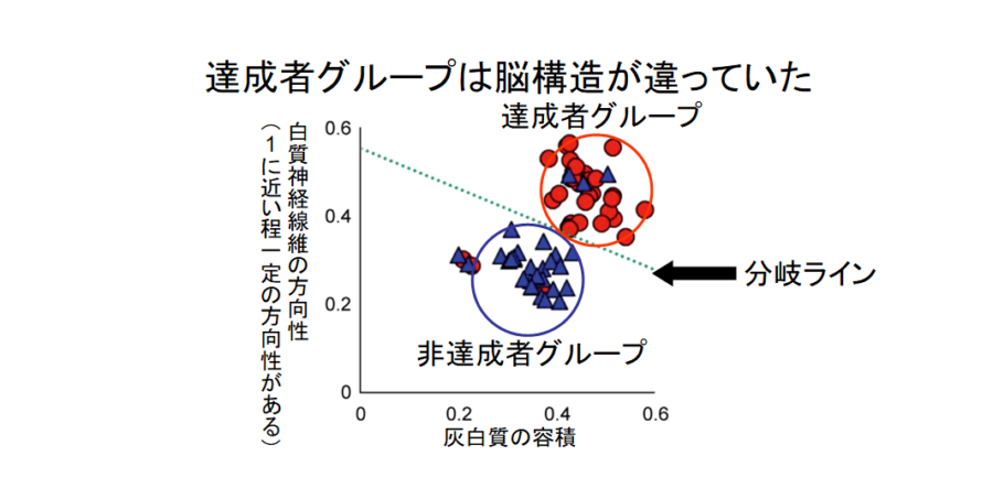人の「やり抜く力」を脳構造から80％の精度で判別可能に