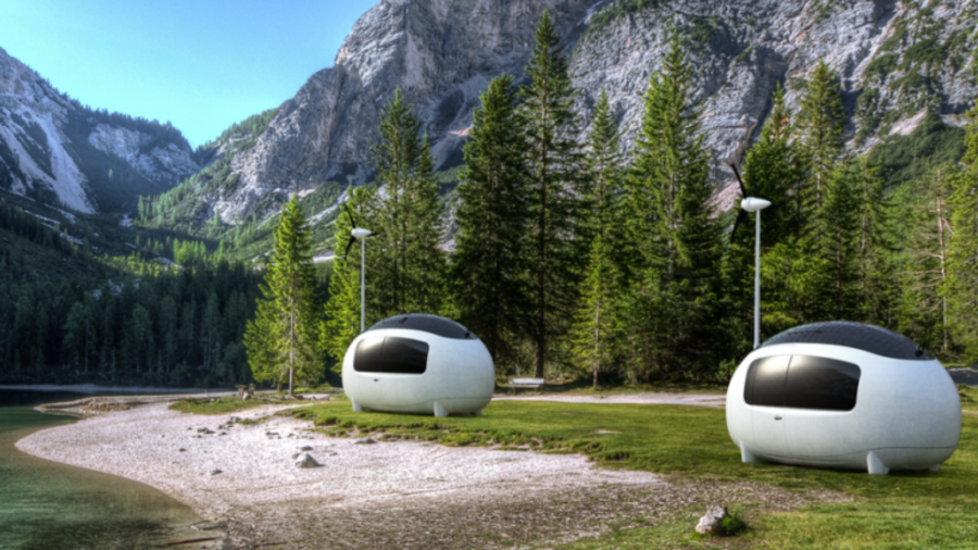 自家発電や水のろ過もできる近未来ハウス「Ecocapsule®」　隠れ家や災害時の避難先として便利！