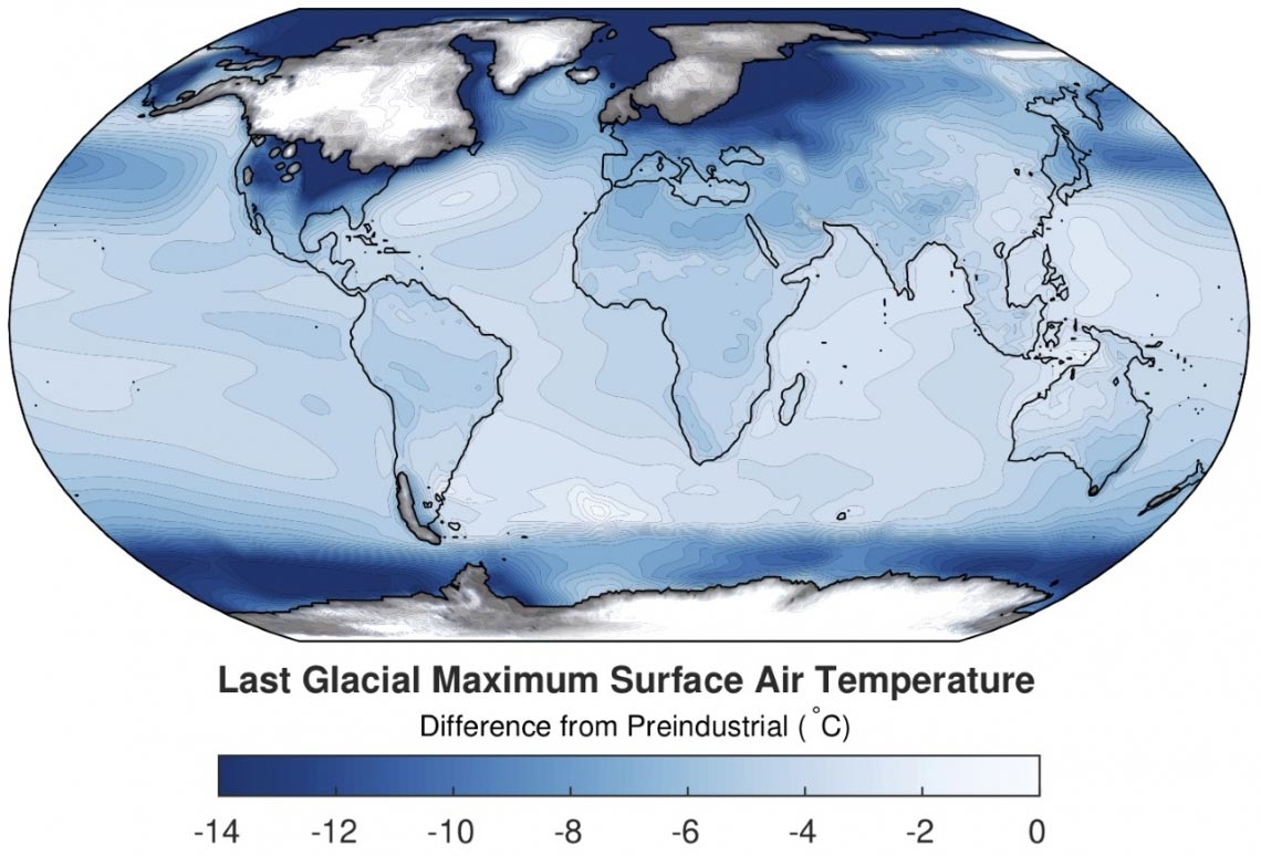 謎に包まれていた、地球最後の氷期の平均気温が明らかに！の画像 2/3