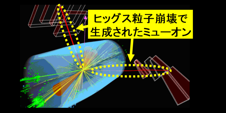 質量を与える素粒子「ヒッグス粒子」の崩壊により、電荷を持つ「ミューオン」の生成を初観測！