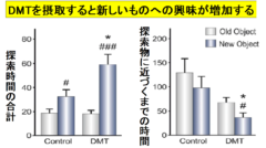 DMTを摂取した個体は好奇心も増す