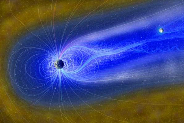 月で見つかる水は地球の磁気が撒いていたものかもしれない