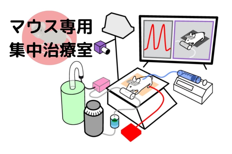 マウスのためにミニチュアな集中治療室を構築した