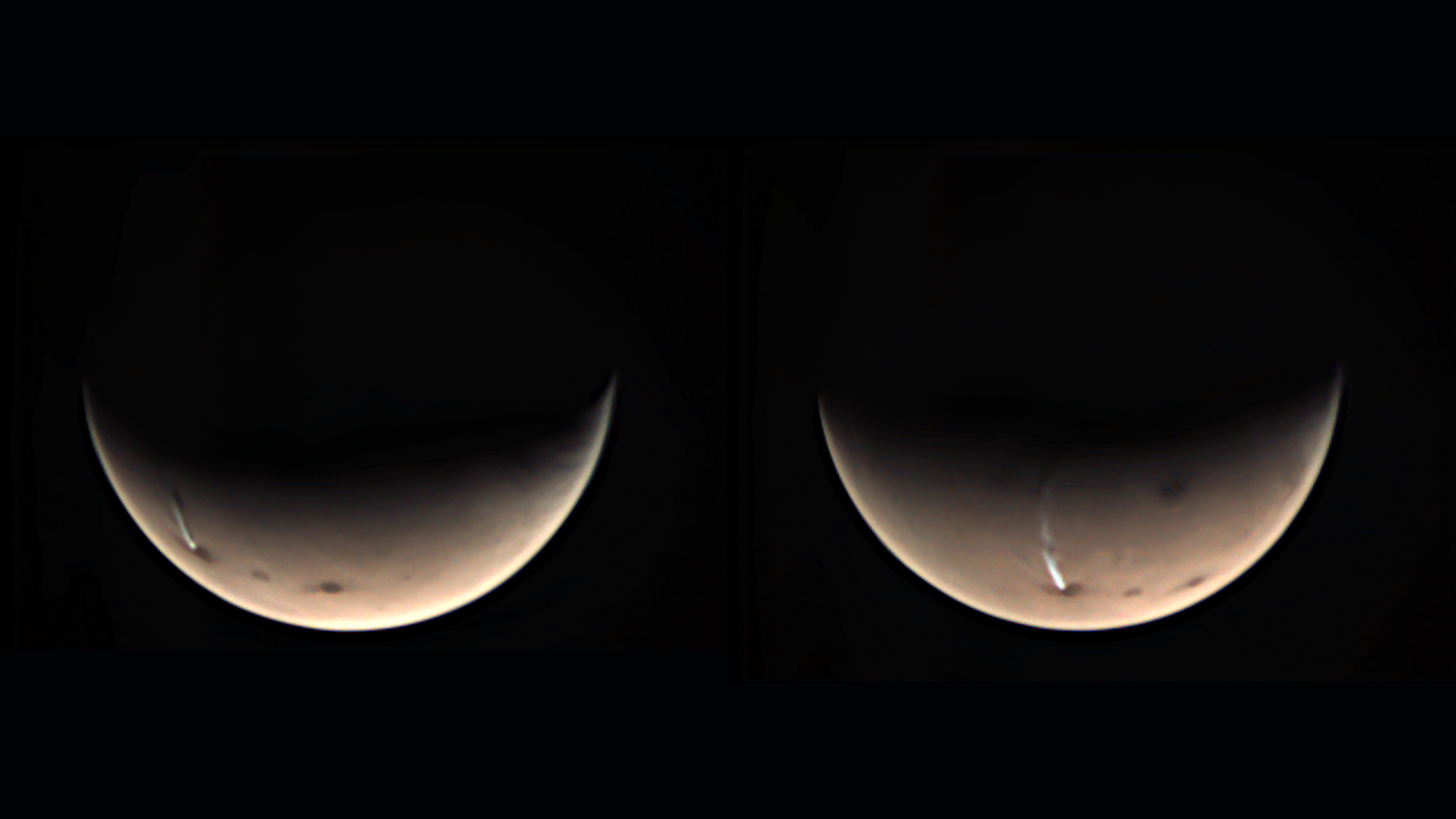 火星は夏になると全長1800kmに達する不思議なのろし雲が現れる。そのメカニズムはずっと謎に包まれていた。