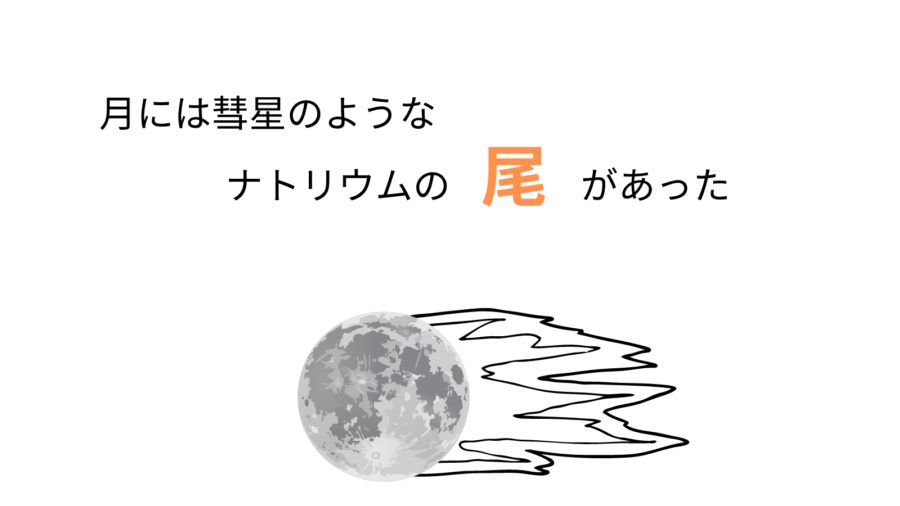 月には彗星のようなナトリウムの尾があった　シミュレーションで再現に成功