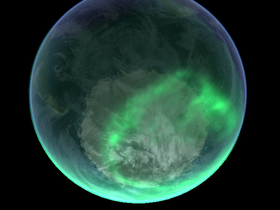 地球の外圏と呼ばれる高度500km以上はほとんどが水素とヘリウムになる。