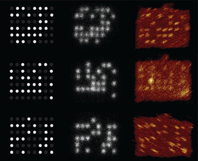 新しい研究はDNAでナノサイズのペグボードを作りデータを保存した