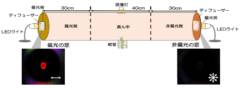 光選択の実験装置