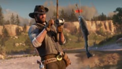 なぜか多くのゲームでやたらと作り込まれる釣りは、RDR2においても重要なコンテンツ