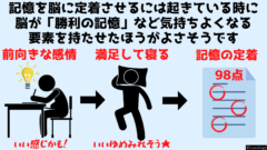 記憶の内容に対するポジティブな印象は睡眠中の追体験数を増やし記憶力を増強する