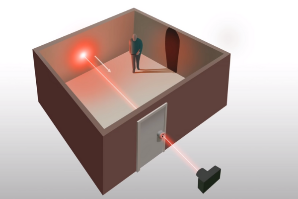 「鍵穴からのレーザー光」だけで室内の物体を画像化させる技術が登場