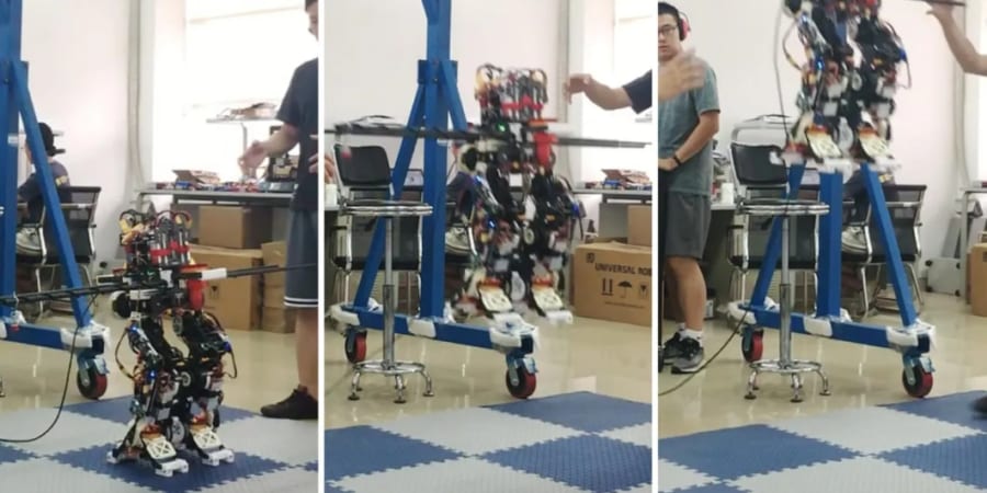 ついに飛行する二足歩行ロボットが誕生！ - ナゾロジー