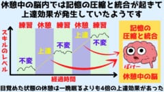 第5位：練習中ではなく「頻繁な休憩」がスキルを上達させると判明