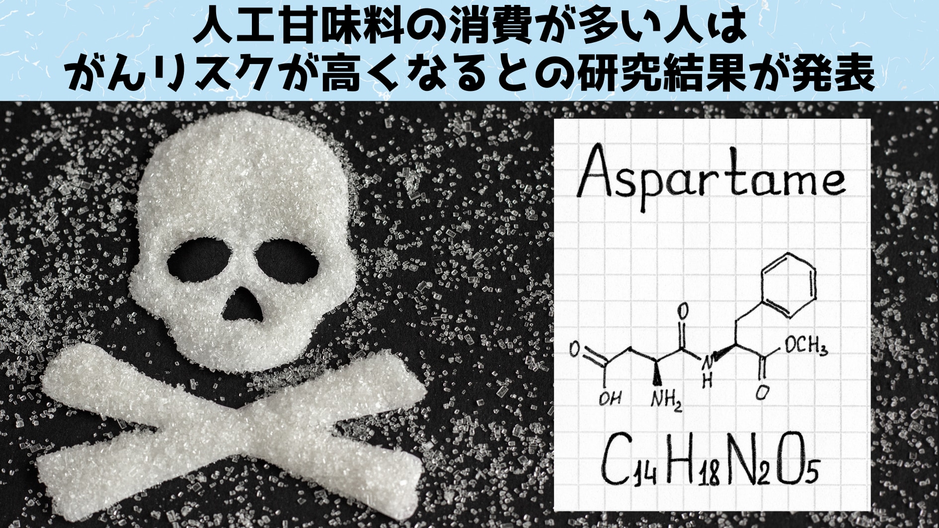 人工甘味料は「がん」リスクと関連するとの研究が発表