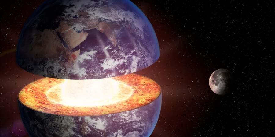 地球内核はたまに地表に対して逆回転している証拠が見つかる！不規則な