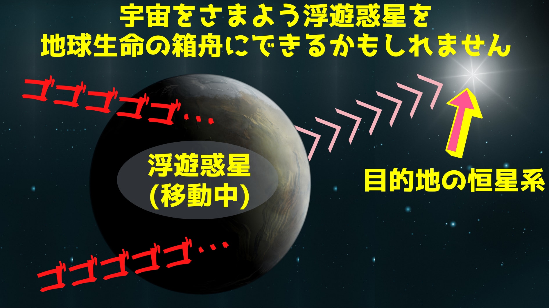 宇宙をさまよう浮遊惑星を箱舟にできるかもしれない