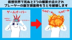 仮想ゲームで死ぬと「脳を破壊する」VRヘッドギアが開発！