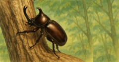 カブトムシはなぜ夜間樹液に集まるのか？ 原因はヤツだったの画像 1/4