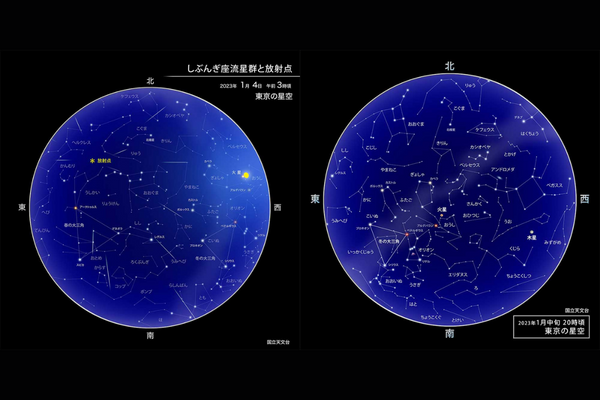 1月4日は年始めの天体ショー「しぶんぎ座流星群」観測のタイミングは？