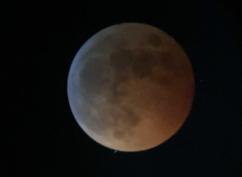 皆既月食と天王星食