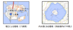 人工島や内水面にある陸地は除外される