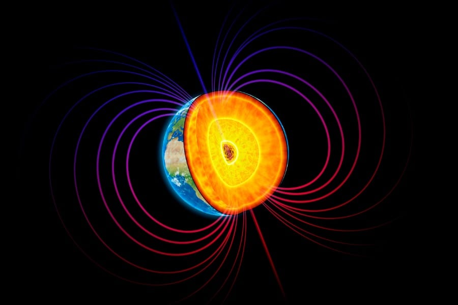 地球を保護する磁場シールド