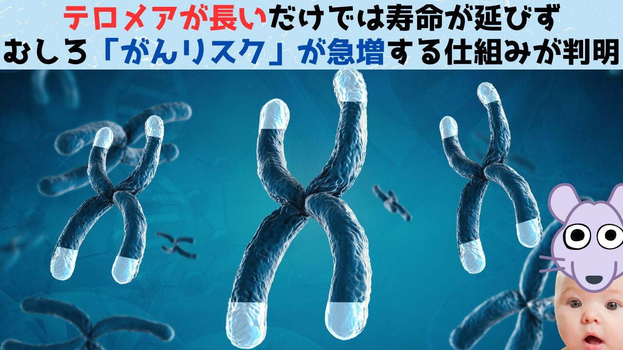 テロメアが長くても寿命が延びるどころか「がん」リスクが急増するだけと判明！の画像 1/6