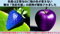 色覚は正常なのに物の色が「言えない」色彩失認の症例報告の画像 1/4