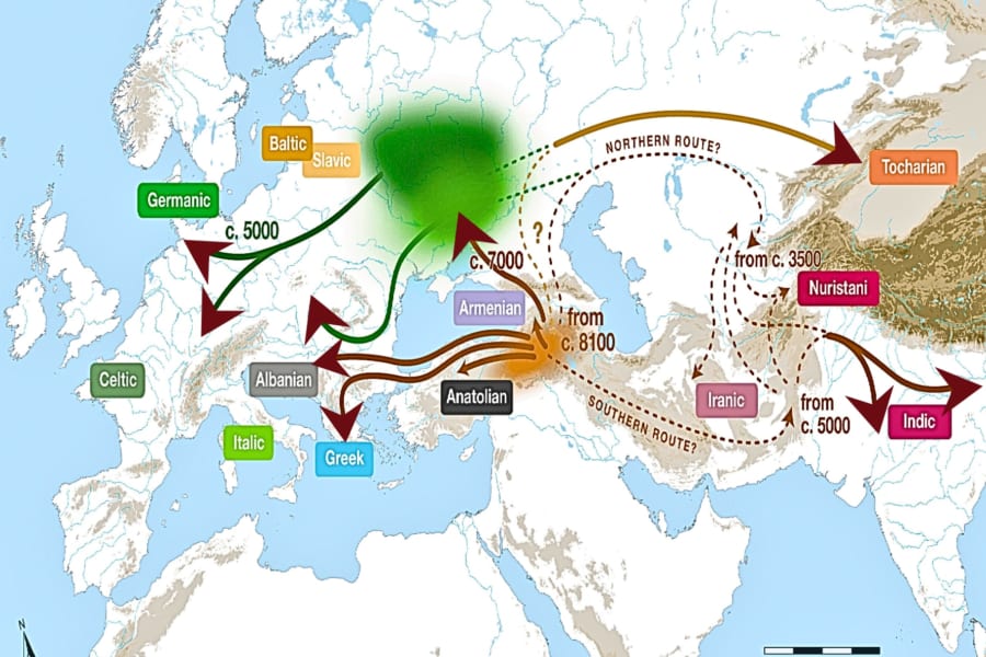 インドとヨーロッパの言葉の共通起源は8100年前のトルコ農耕地域だった！