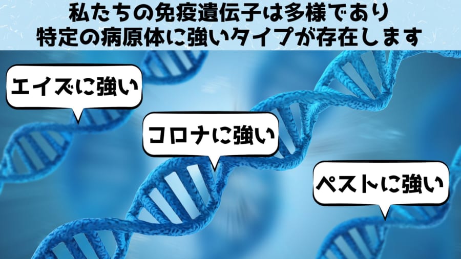 感染しても無症状な理由は遺伝子に潜んでいる