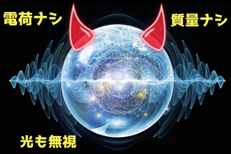 超伝導体内部から質量も電荷もなく光と相互作用もしない「悪魔粒子」を発見！