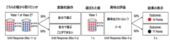 本実験の流れを示した図