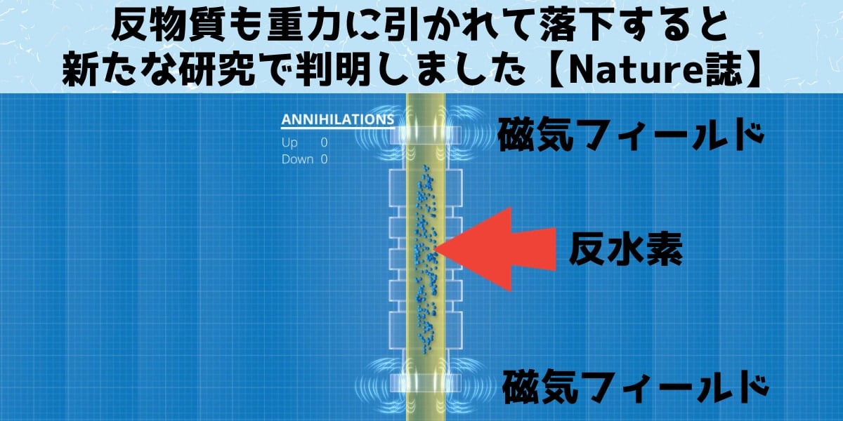 反物質も重力に引かれて落下すると判明【Nature誌】