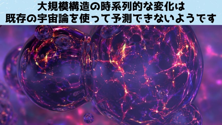 既存の宇宙論は重力と暗黒エネルギーの組み合わせでできている