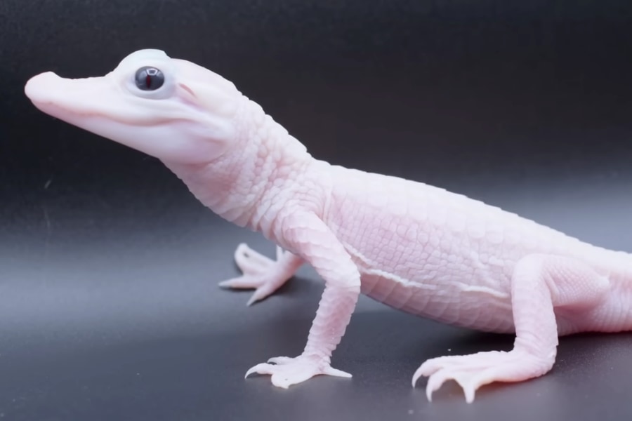 アルビノとは違う?世界一レアな「白変種のワニ」が誕生!飼育下では世界初! (2/2) - ナゾロジー