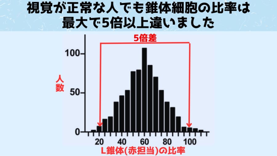 「私の赤」と「あなたの赤」は違う可能性が高い　色覚細胞の研究から意外な発見