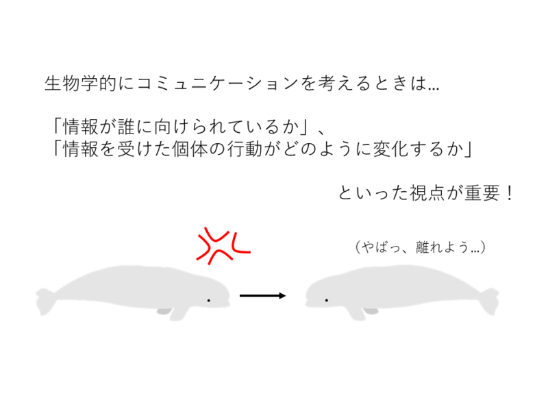 生物学におけるコミュニケーションの考え方