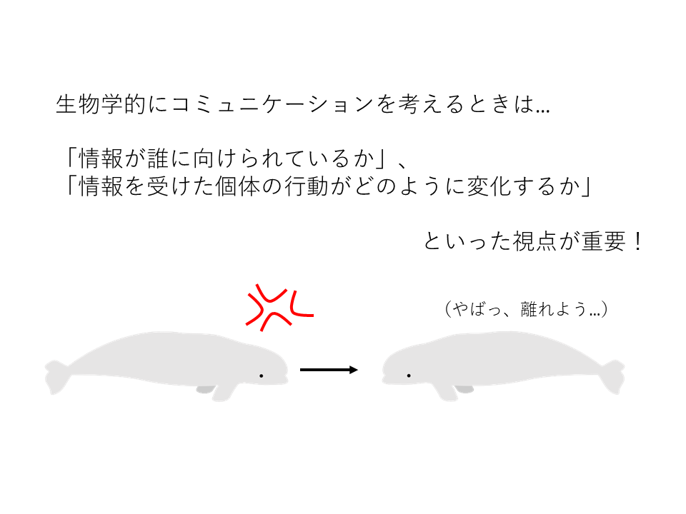 生物学におけるコミュニケーションの考え方