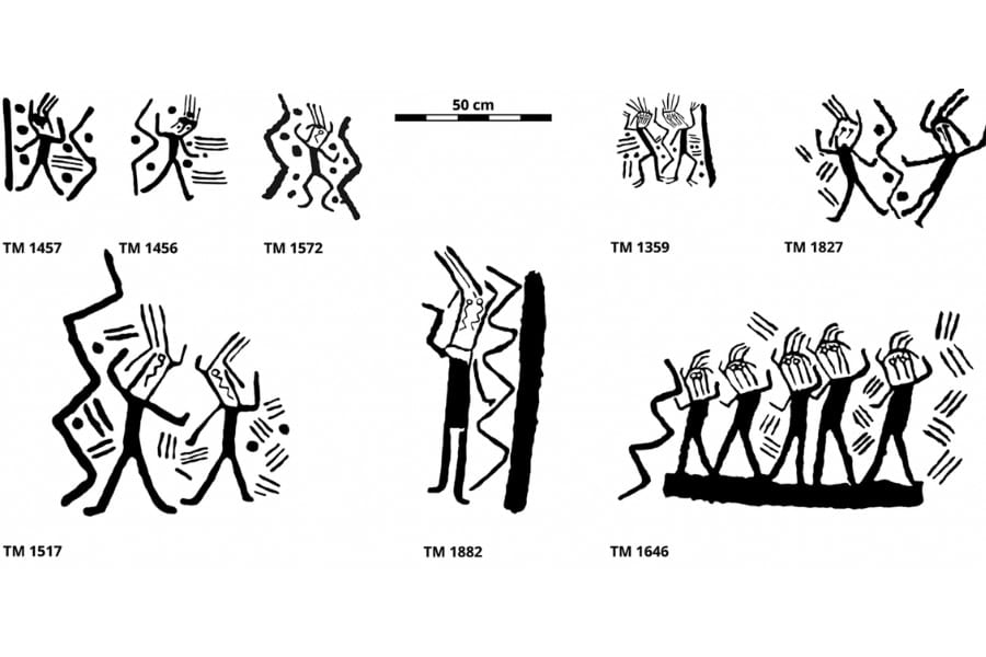 何を描いたか謎だったペルーの岩絵「幻覚剤をキメてノリノリで踊る古代人」だった