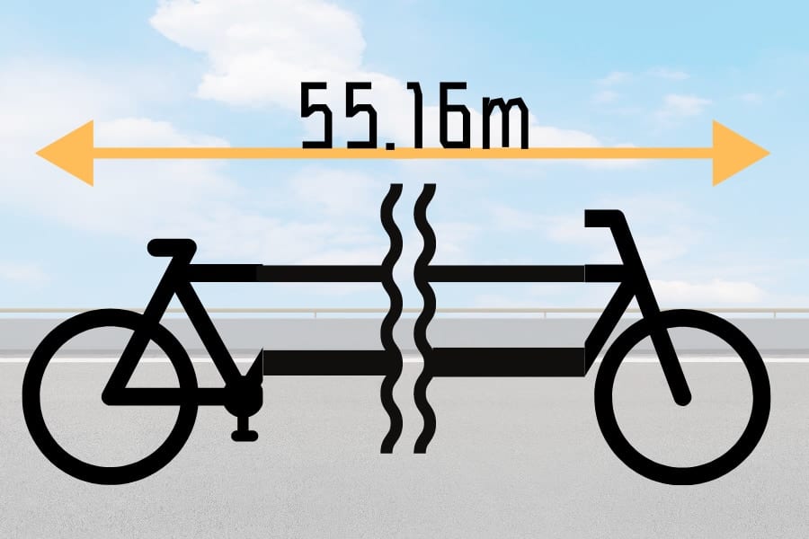 【ギネス記録】世界最長55.16mの自転車ってどんな自転車？