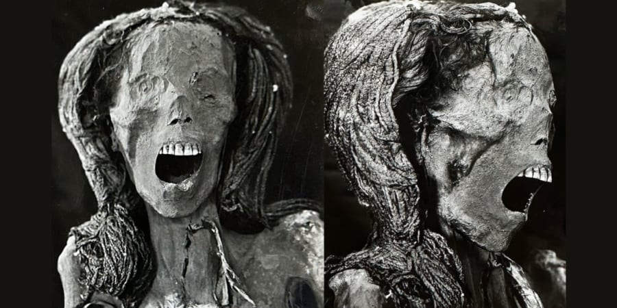 叫ぶ女のミイラ」が悲鳴を上げたまま亡くなった原因を究明！新事実が