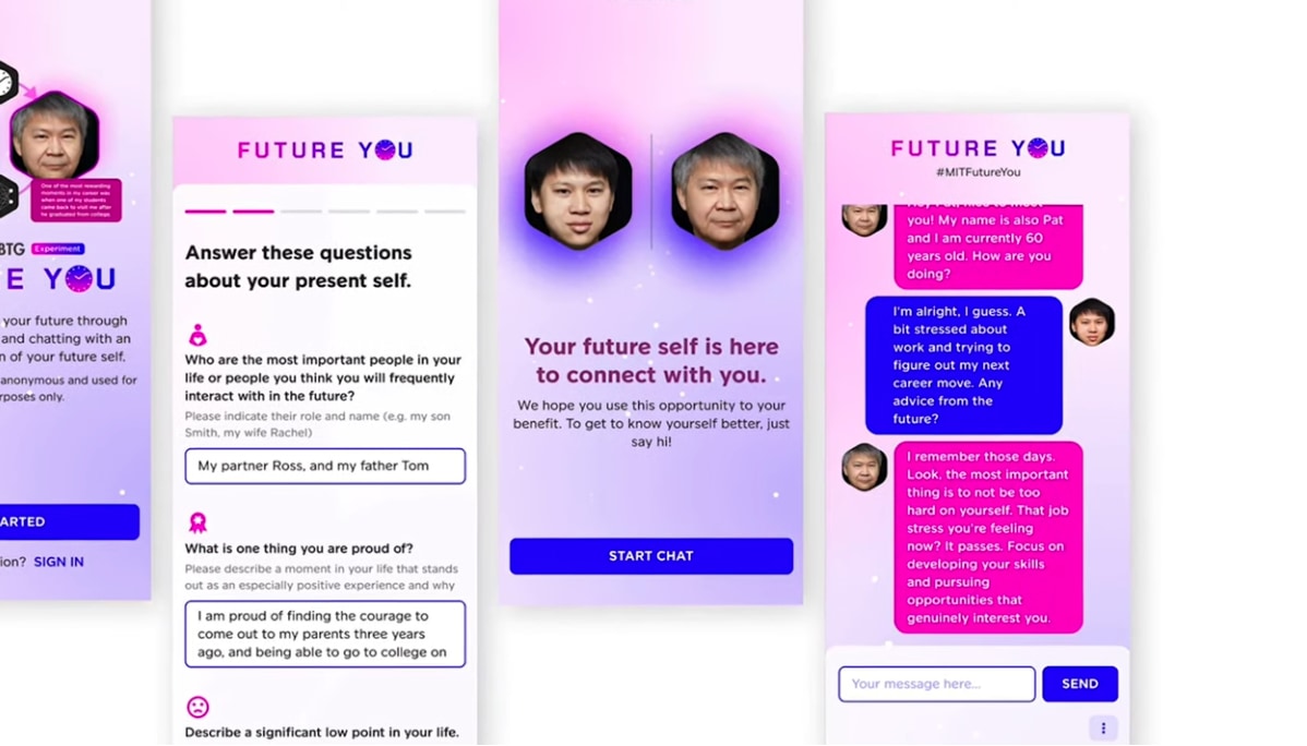 未来の自分と話せるチャットボット「Future You」を開発！使うとメンタル改善の画像 6/6