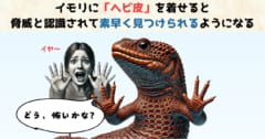 本能が恐怖を感じる仕組み「イモリをヘビ柄にすると生物は脅威を感じる」の画像 1/7