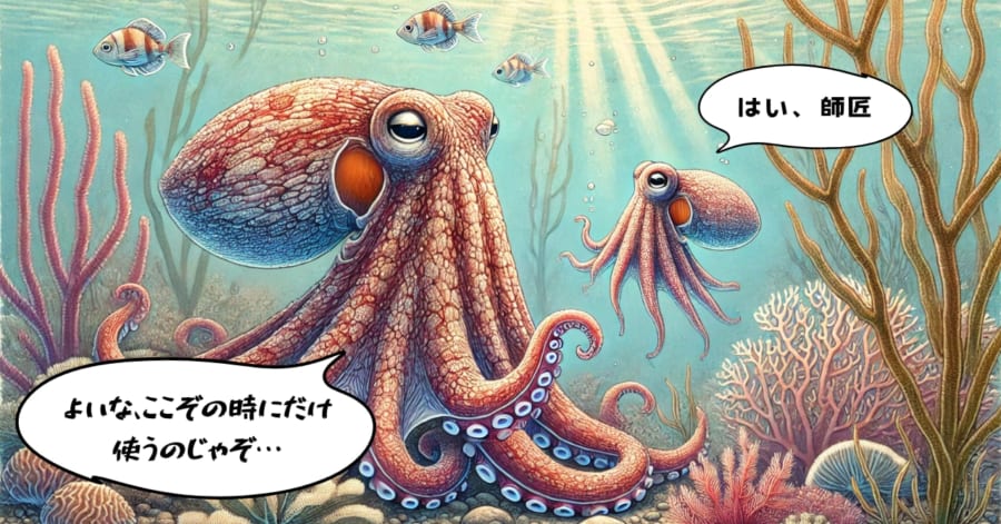タコのカモフラージュは寿命を削る「禁術」だった！ - ナゾロジー