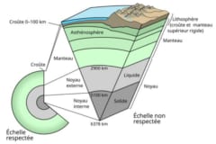 気の利いた図はマントルが緑色で描かれている