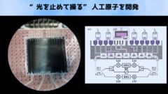 “光を止めて操る” 人工原子を開発