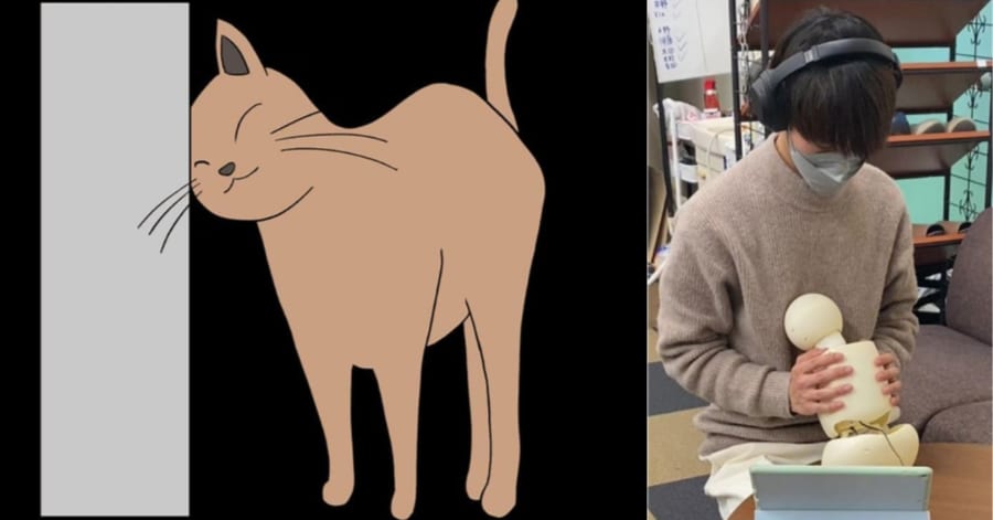 21世紀のネコ型ロボット」は癒し系!?猫のようにすり寄せてくるロボット