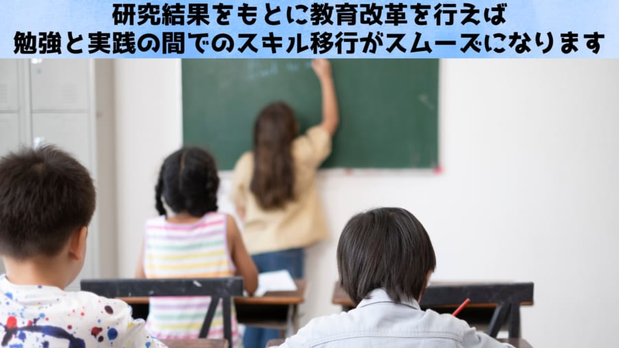 【Nature】学校の勉強は実践に役立たず、実践は学校のテストに役立たないと判明