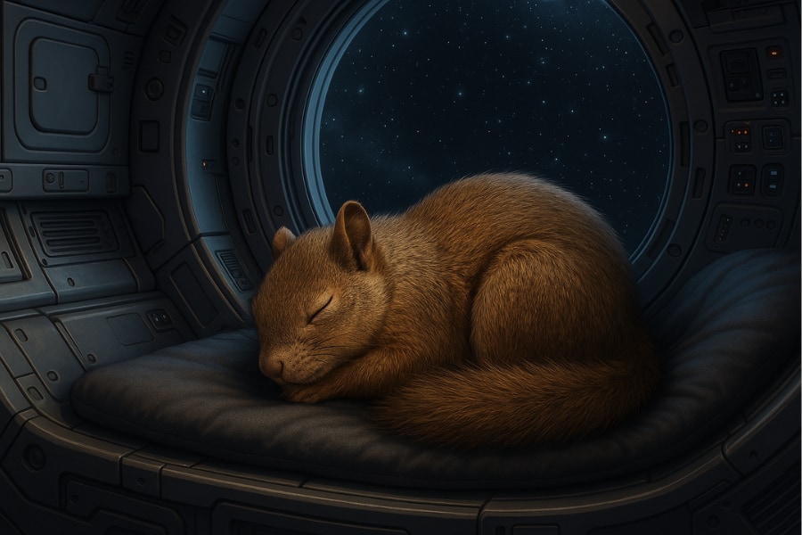 人類が深宇宙へ旅立つ鍵は「リス」が持っている！驚異の冬眠能力とは？